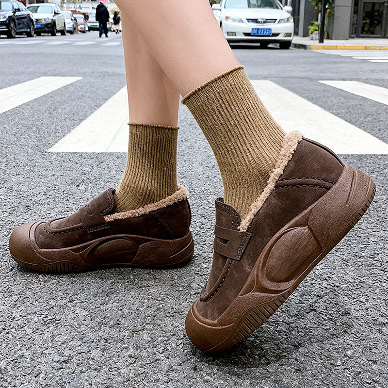 Damen Clogs Warm Flauschig Rutschfest Winter