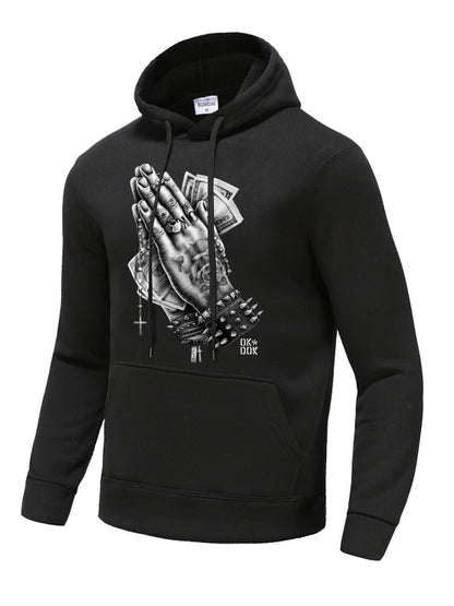 Herren Hoodie mit stylishem Grafikdruck Berlin Style