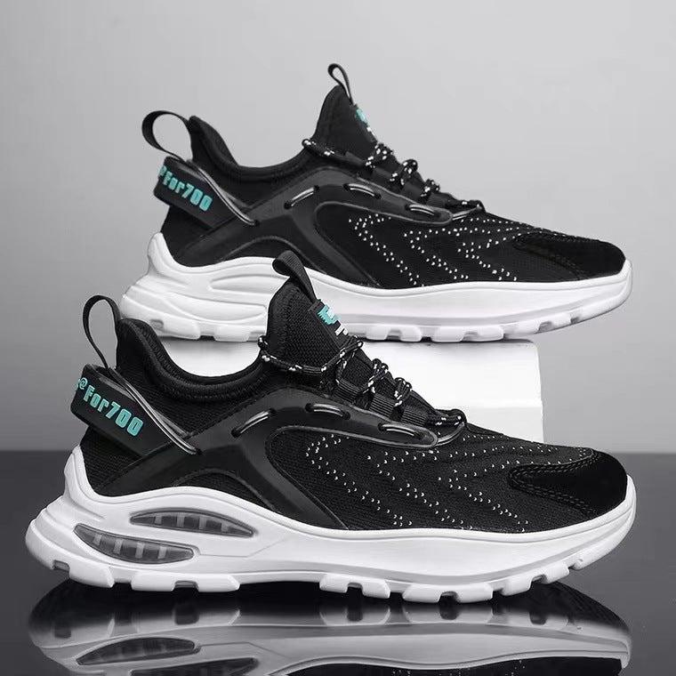 Damen Sneaker Sportlich Atmungsaktiv Mesh Oberfläche