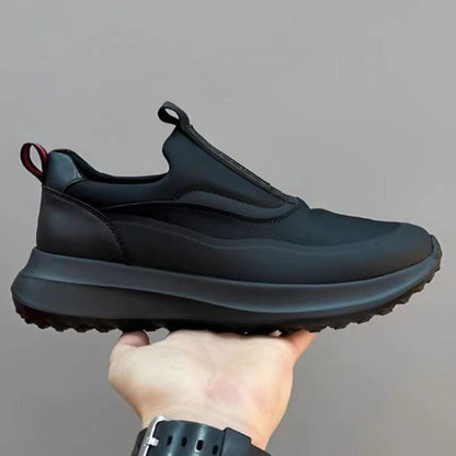 Damen Sneaker Sportlich Wasserdicht Elastisch Schwarz