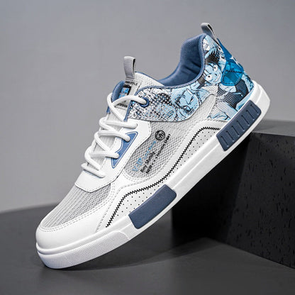 Damen Sneaker Sportlich Atmungsaktiv Grafische Muster - BerlinGlamour