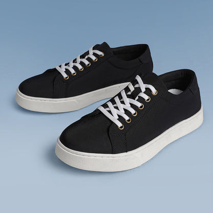 Damen Sneaker Vegan Lederschuhe Bequem Modisch