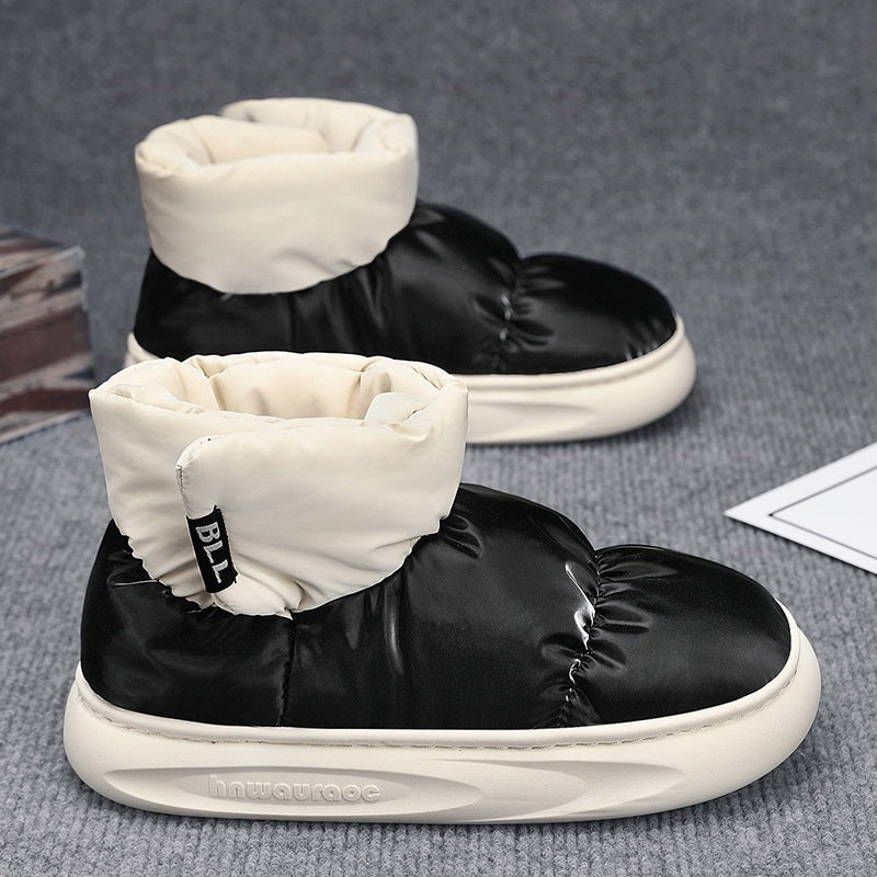 Damen Sneaker Hoch Kragen Warm KuschelSchuhe - BerlinGlamour
