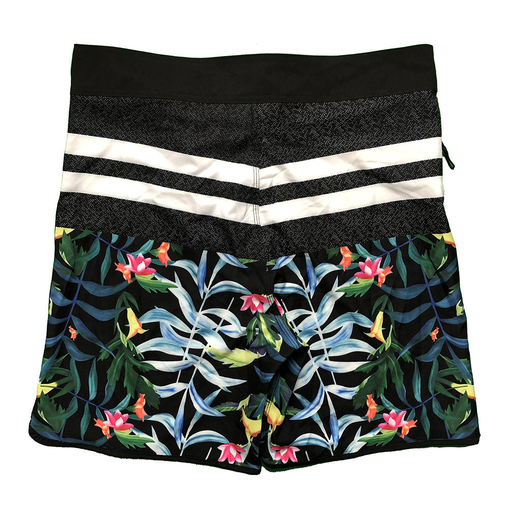 Herren Badeshorts Schnelltrocknend Floral Design Sommer