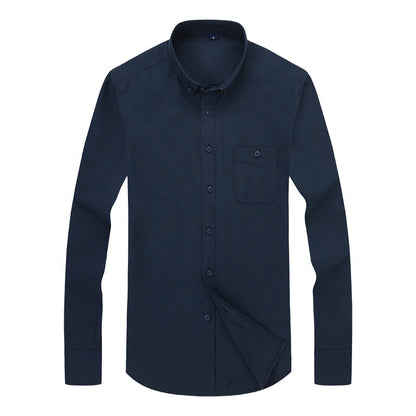Herren Hemd Business Style Button Down Kragen