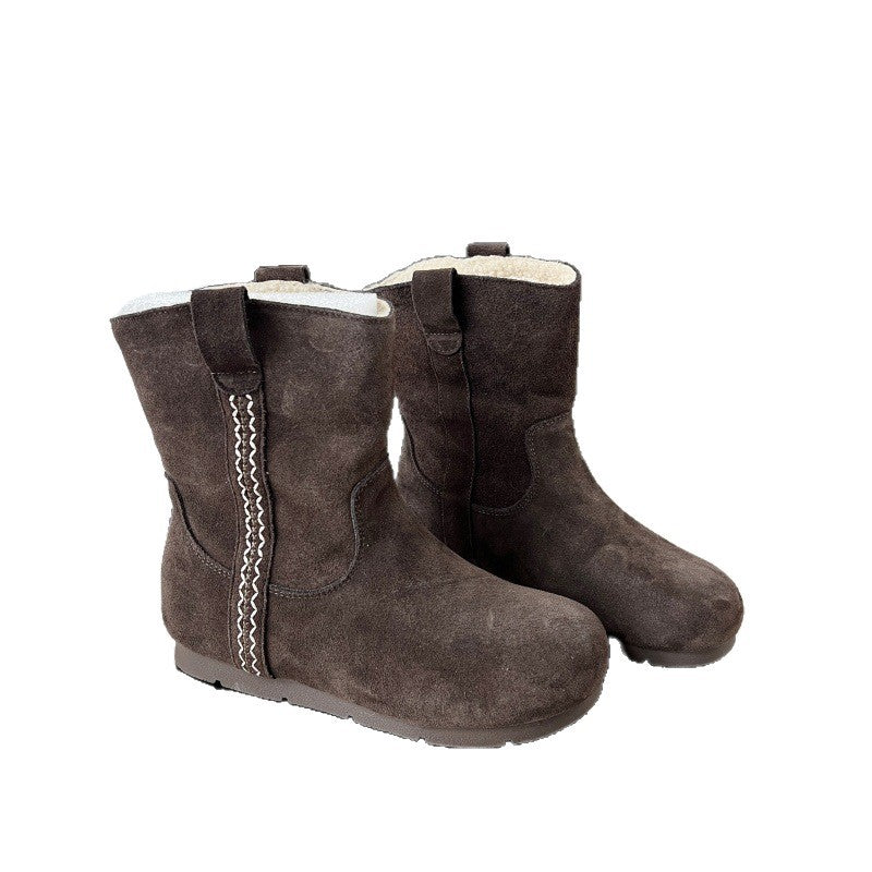 Damen Winterstiefel Weich Warm Kuschelig Schnee
