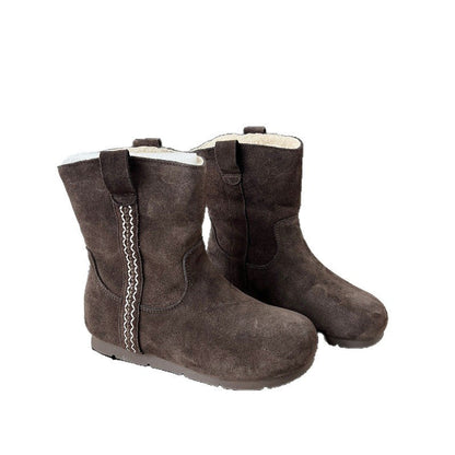 Damen Winterstiefel Weich Warm Kuschelig Schnee