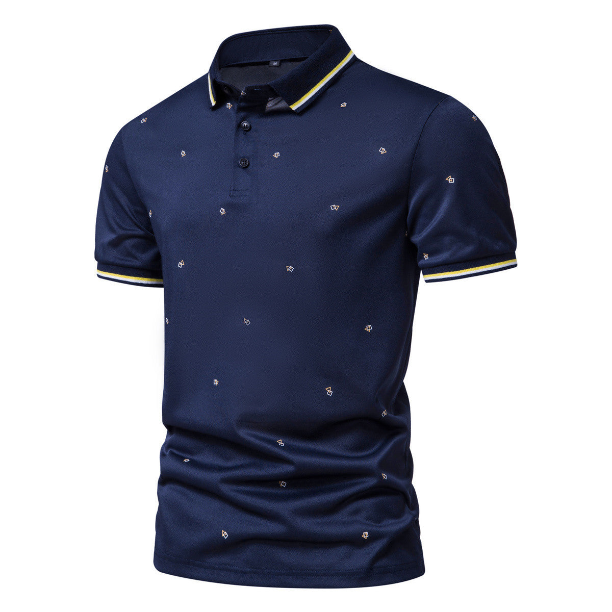 Herren Poloshirt Modern Mustered Design Berlin_Style