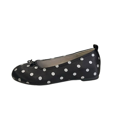 Damen Ballerinas Elegante Punkte Design Komfortabel