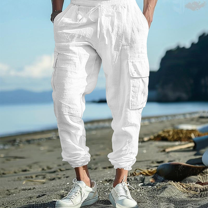 Herren Cargo-Hose Lässig Bequem Mit Taschen