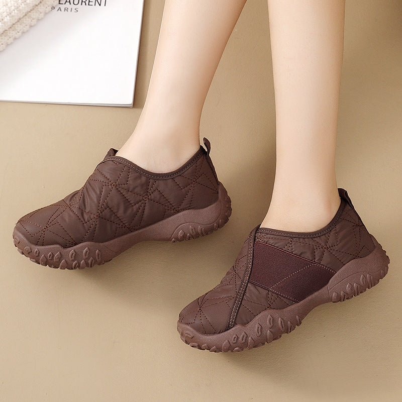 Damen Slipper Bequem Rutschfest Outdoor Schuhe Warm