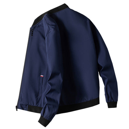 Herren Freizeitjacke Modern mit hohem Kragen und Reißverschluss