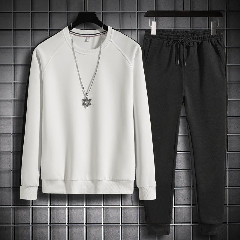 Herren Jogginganzug Bequem Sportlich Grau