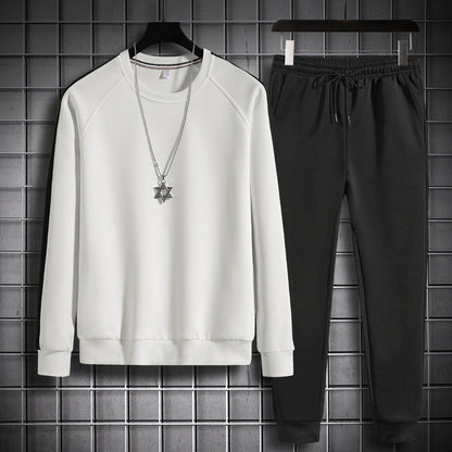 Herren Jogginganzug Bequem Sportlich Grau