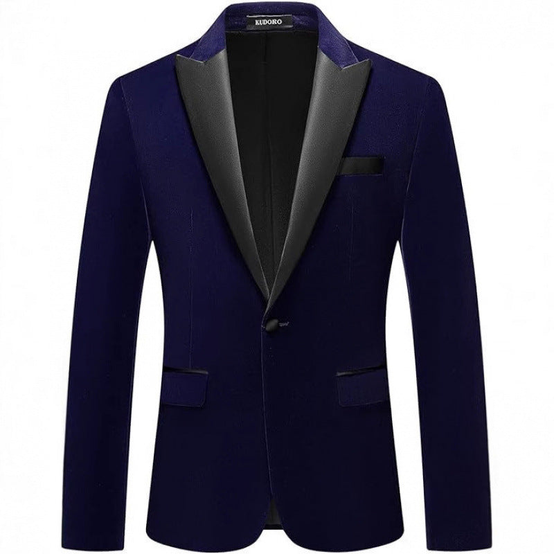Herren Smoking Blazer Elegant Berlin Schwarz