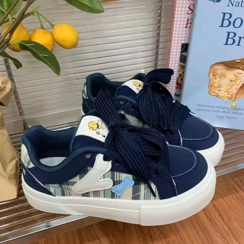 Damen Sneaker Tiermuster Robust Sportlich