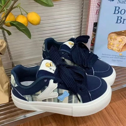 Damen Sneaker Tiermuster Robust Sportlich
