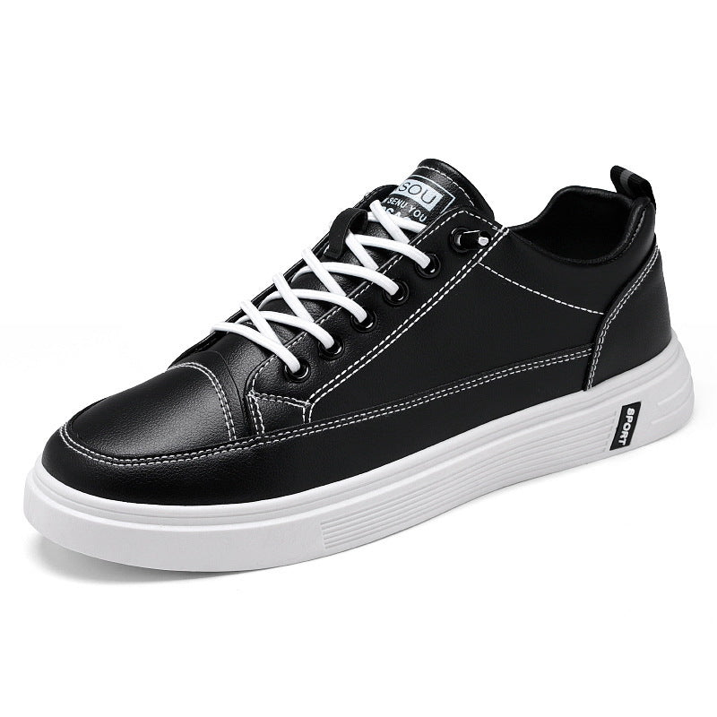 Damen Sneaker Sportlich atmungsaktiv Kunstleder Schwarz