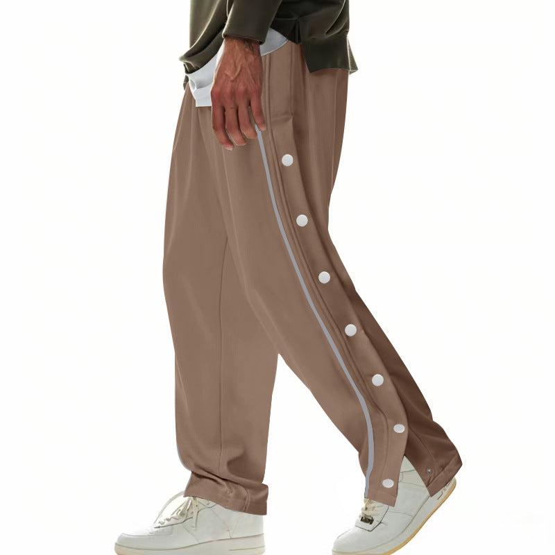 Herren Cargo-Hose Reißverschluss Bequem Modern