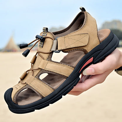 Herren Sandalen Outdoor Rutschfest Verstellbar Sportlich - BerlinGlamour