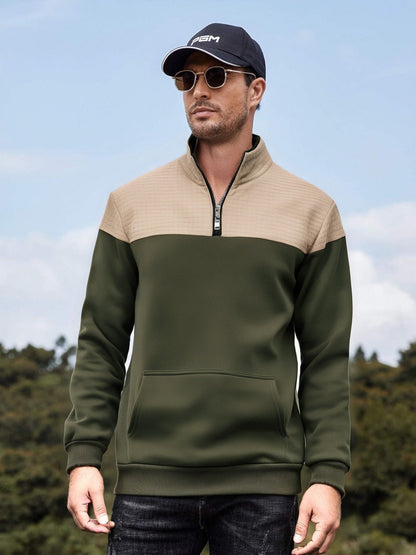 Herren Sweatjacke Funktionell Mit Kängurutasche