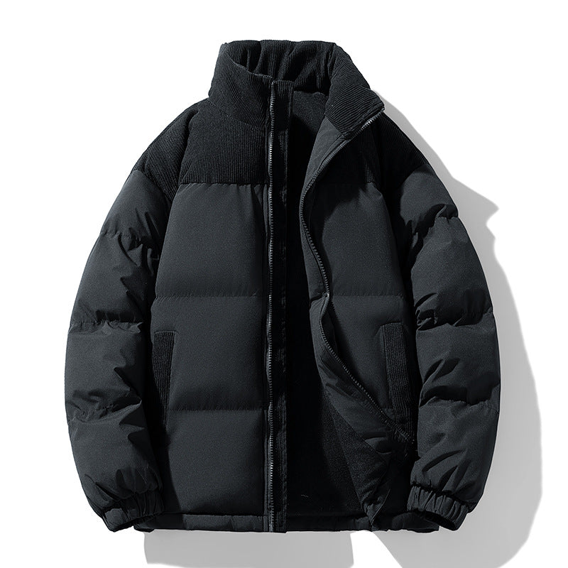 Funktionelle Herren Steppjacke Modern Schwarz