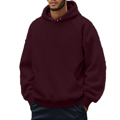 Herren Kapuzenpullover Lässig Mit Kängurutasche Elastisch