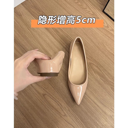 Damen Ballerinas Spitze Elegant Lack Schuhe Komfort - BerlinGlamour