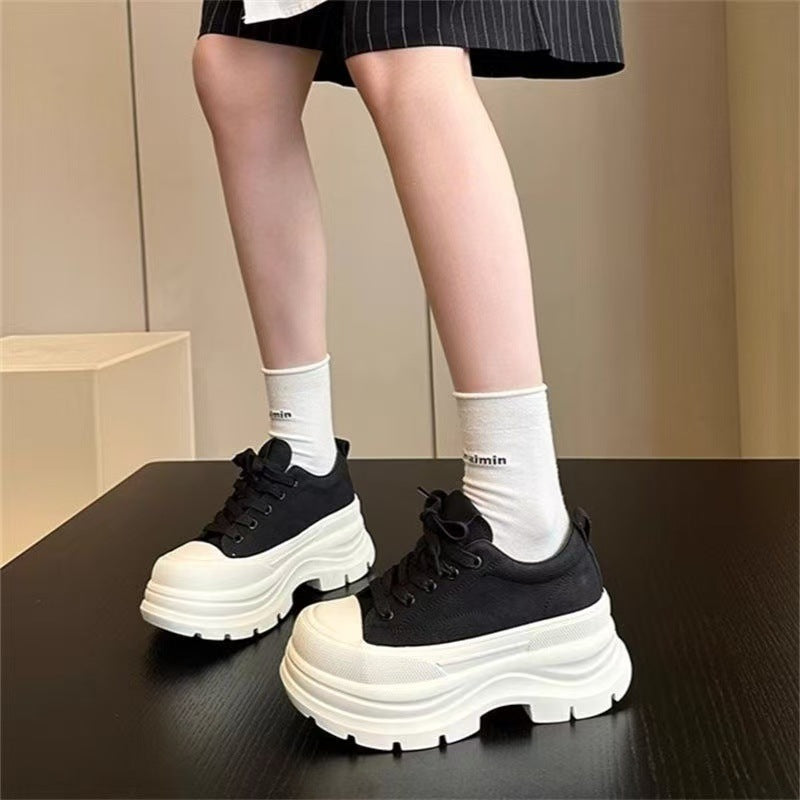 Damen Sneaker High-Top atmungsaktiv dicke Sohle Sportlich - BerlinGlamour