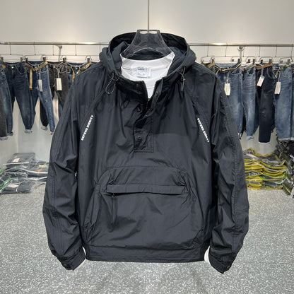 Herren Outdoor-Jacke Wasserabweisend Mit Kragen Praktisch - BerlinGlamour