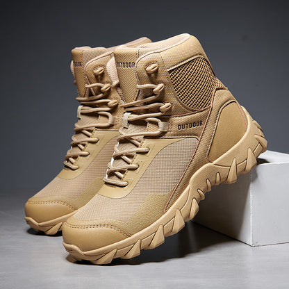 Herren Tactical Stiefel Strapazierfähig Rutschfest Outdoor