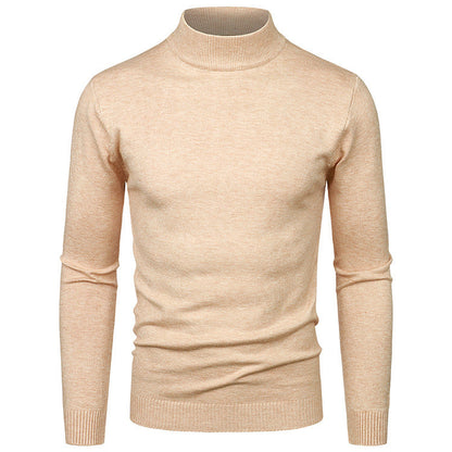 Herren Rollkragenpullover aus Merinowolle Warm Elegant