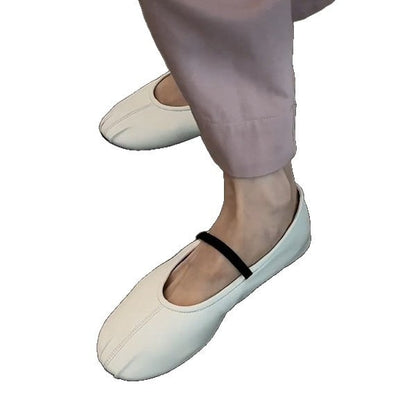Damen Ballerinas Bequem Elastisch Weich