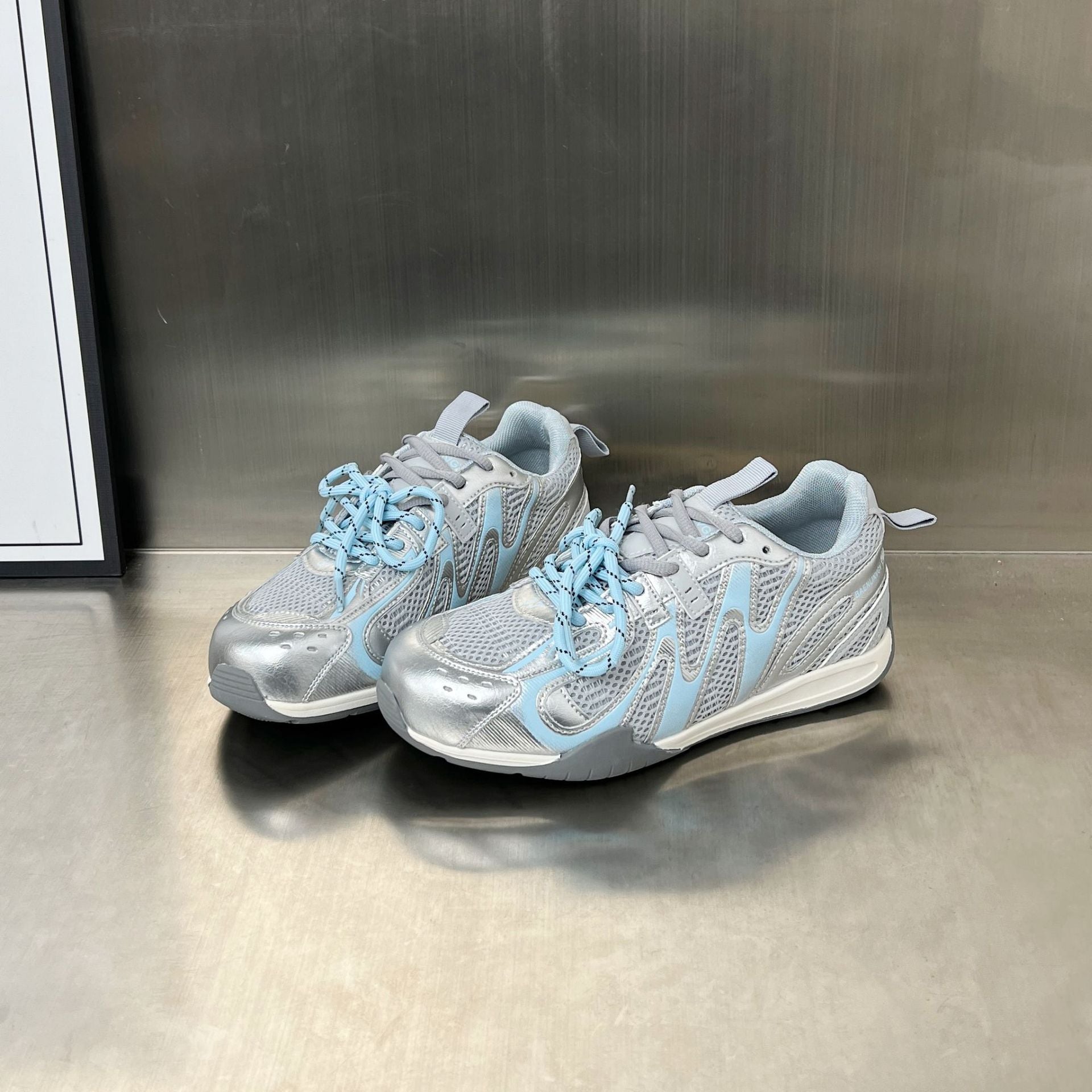 Damen SportSchuhe Leicht Mesh Sneaker Komfort Sohle - BerlinGlamour