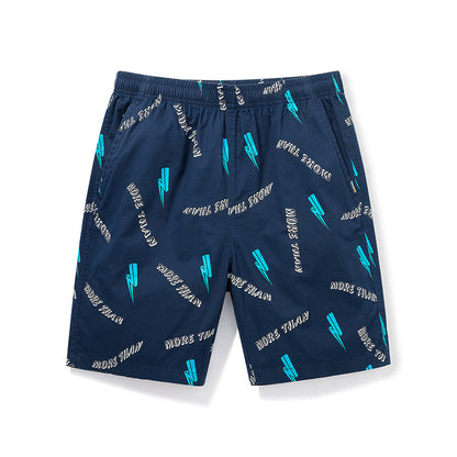 Herren Badeshorts Lässig Elastisch Mit Taschen