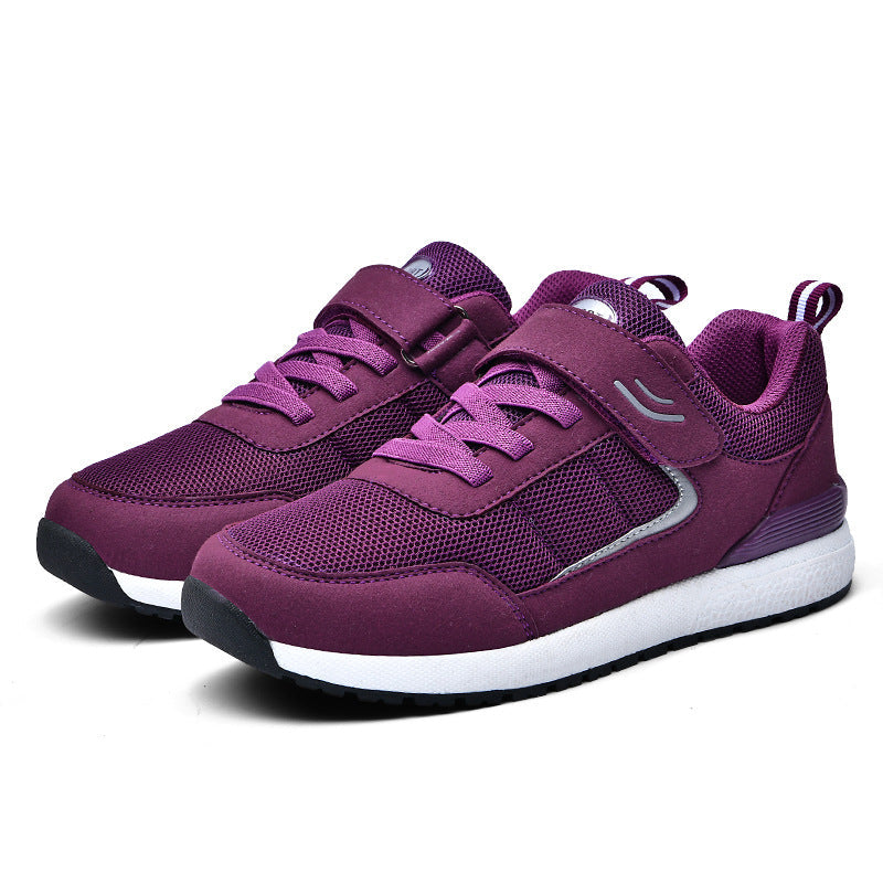 Damen Sportschuhe Sneaker Atmungsaktiv Klettverschluss
