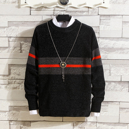 Modischer Herren Pullover Streifen Design Hochwertig