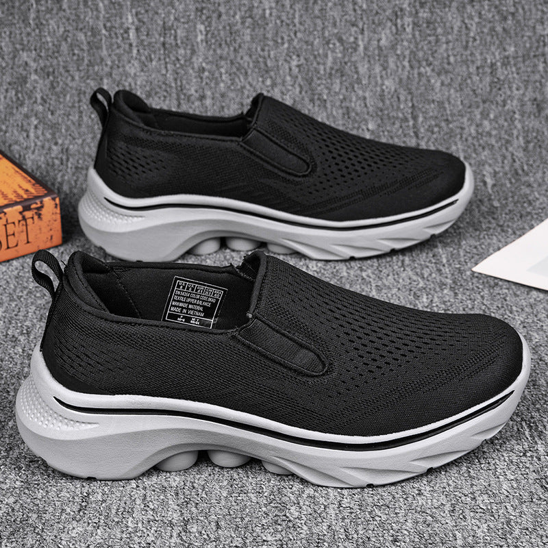 Damen Sneaker Bequem Slip-On Flexible Weich