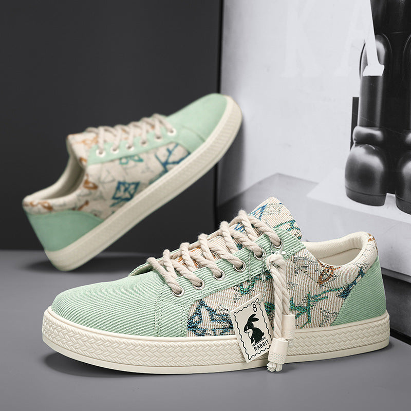 Damen Sneaker Lässig mit Einzigartigem Druck Design Heidi