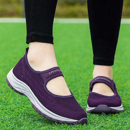 Damen Sportpumps Leicht Bequem Elastisch
