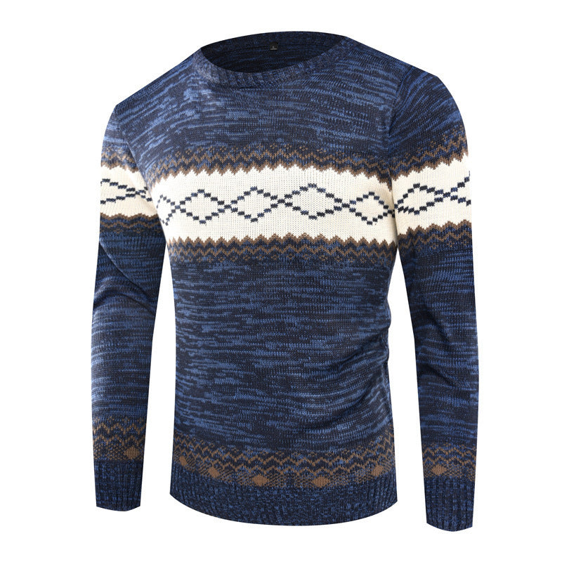 Herren Pullover Geometrisches Muster Modern Strick