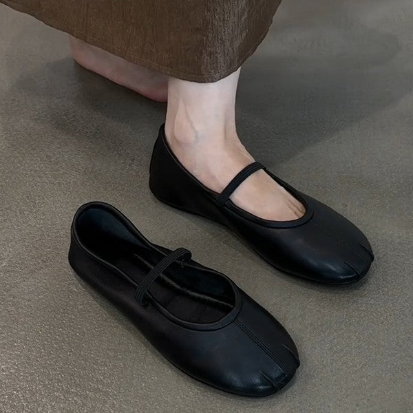 Damen Ballerinas Bequem Elastisch Weich - BerlinGlamour