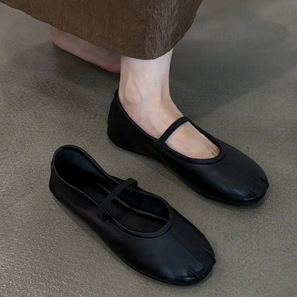 Damen Ballerinas Bequem Elastisch Weich - BerlinGlamour