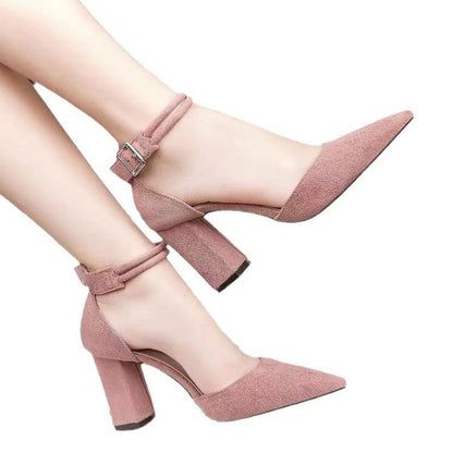 Damen Pumps Slingback Blockabsatz Riemchen Design Elegant