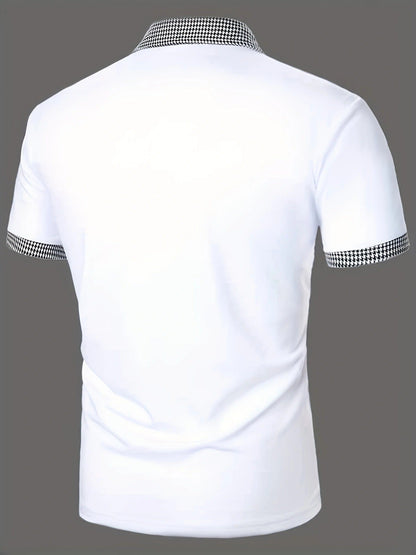 Kurzarm Polohemd Herren Kariert Modern