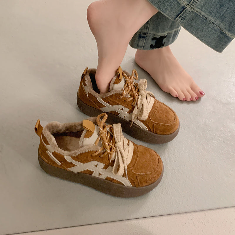 Damen Sneaker Bequem Flauschig WeichSportlich - BerlinGlamour