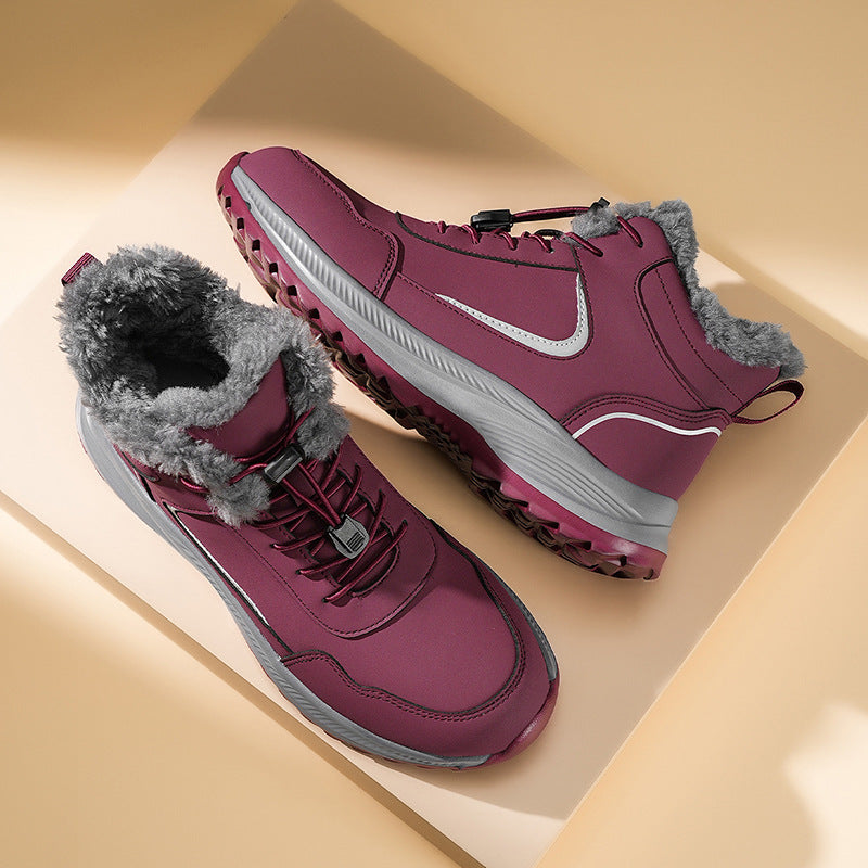 Warme Damen Winterstiefel Wasserdicht Isoliert