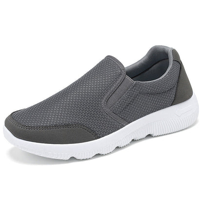 Damen Freizeitschuhe Bequem Slip-On Atmungsaktiv Netzschnürer