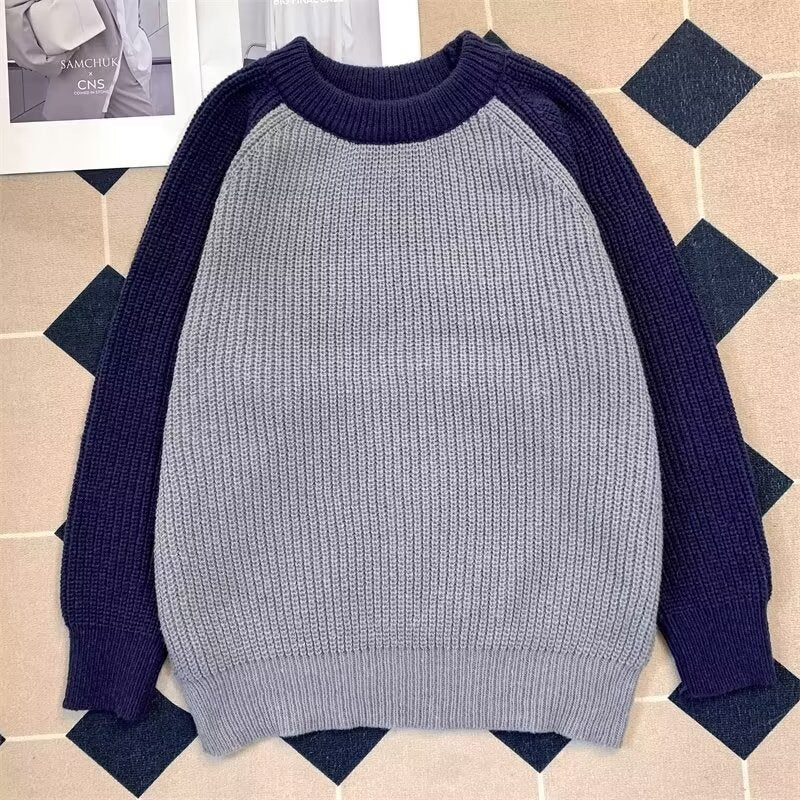 Herren Pullover Modern Strukturiert Trendig