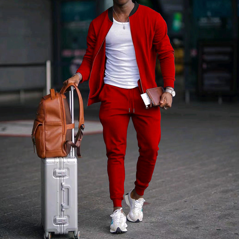 Herren Jogginganzug Set Atmungsaktiv Modern Sportlich